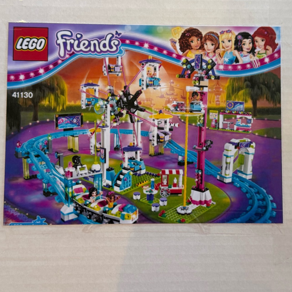 Lego Friends amusement park roller coaster (retired)